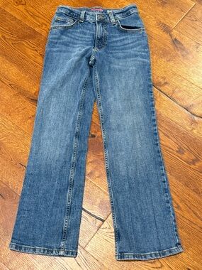 Wrangler Boys 12 Slim Classic Bootcut Jeans Medium Wash Stretch Denim Jeans